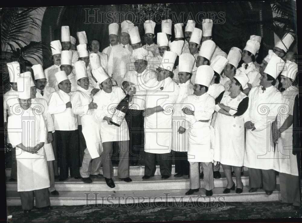 1977 Press Photo French Cooking &quot;Summit&quot; Brings 60 Best Together - Historic Images