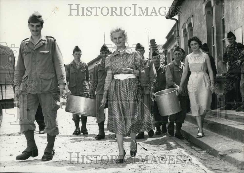 1958, Armored 2nd Military Barracks Open to Public - Historic Images