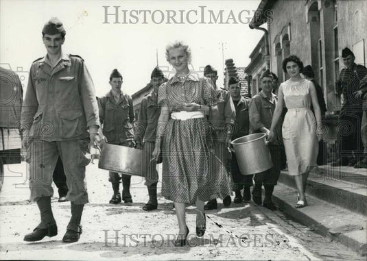 1958, Armored 2nd Military Barracks Open to Public - Historic Images