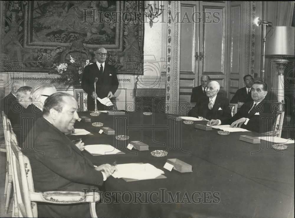 1965 Press Photo Gaston Palewski President of Constitutional Council-Historic Images