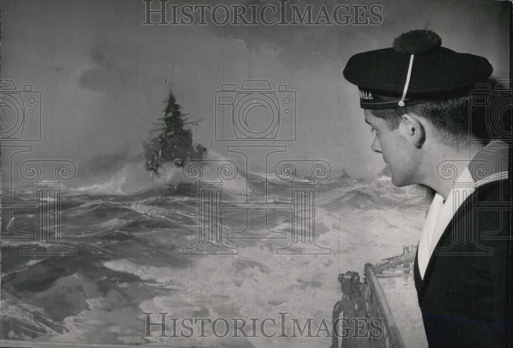 1955 Press Photo Maritime Expo of 275 Countries Opens at Chaillot Center - Historic Images