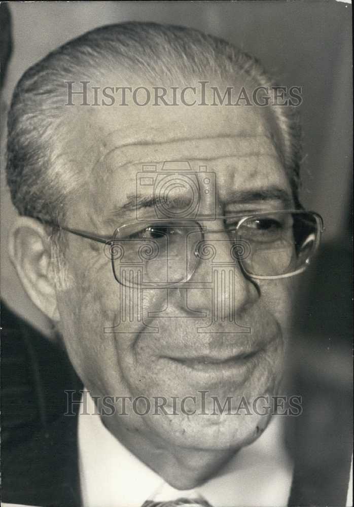 1957 Press Photo Prime Minister Hedi Mouira Portrait - Historic Images