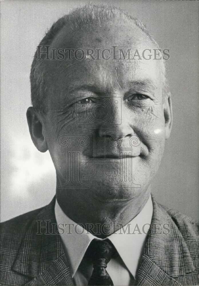 Press Photo Ensio Siilasvuo, Head of UN Observers at the Palestinian Front - Historic Images