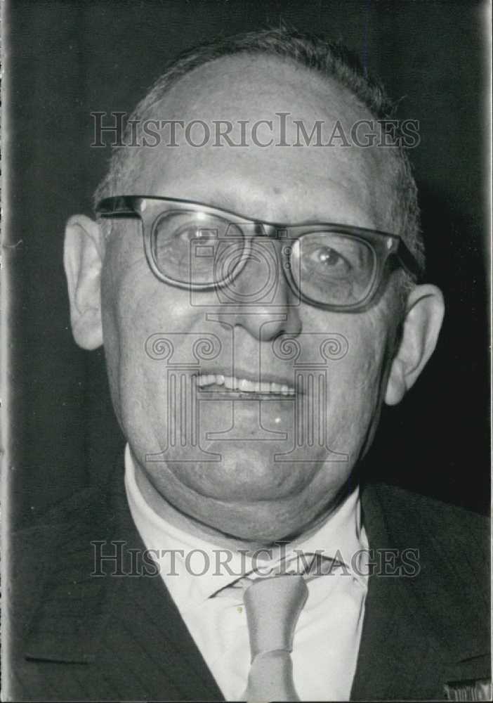 1967 Press Photo Maurice Schumann, French Politician - Historic Images