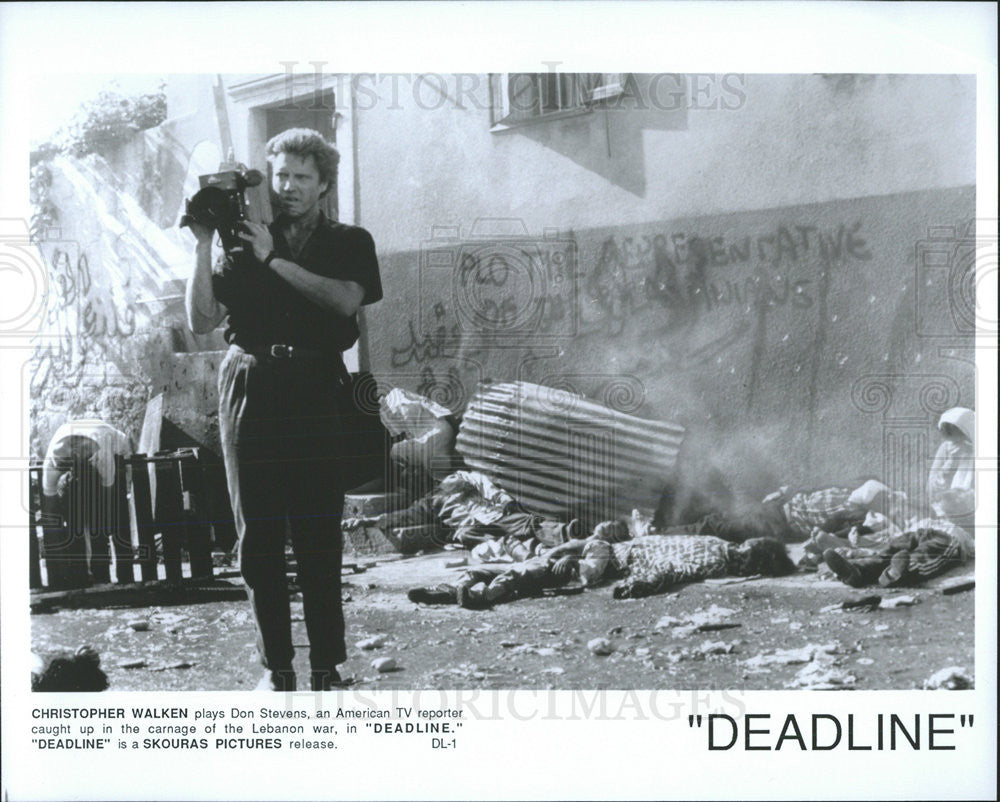 1987 Press Photo Christopher Walken Starring In &quot;Deadline&quot; - Historic Images