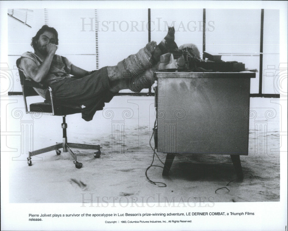 1983 Press Photo Pierre Jolivet Stars In &quot;Le Dernier Combat&quot; - Historic Images