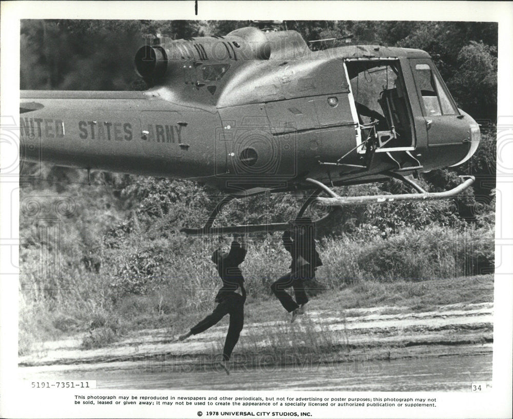 1978 Press Photo Robert De Niro, John Savage In &quot;The Deer Hunter&quot; - Historic Images