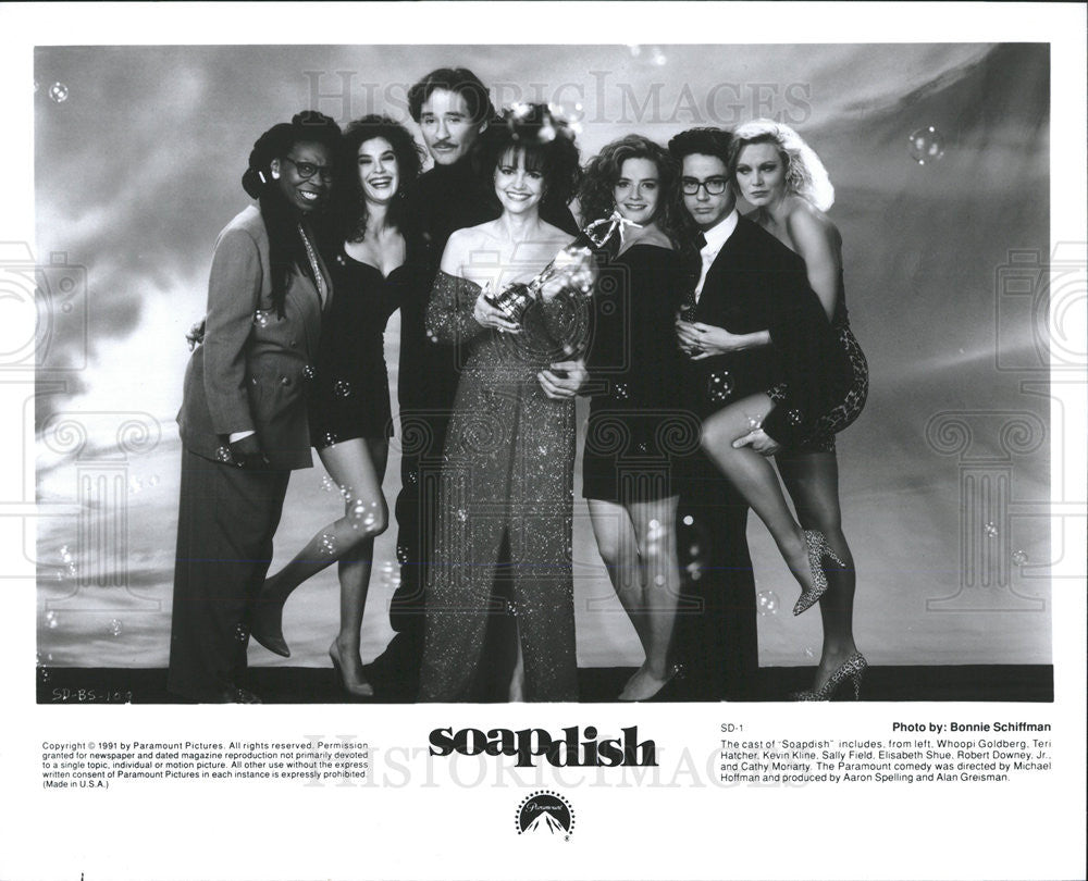 1991 Press Photo Cast of &quot;Soapdish&quot; - Historic Images