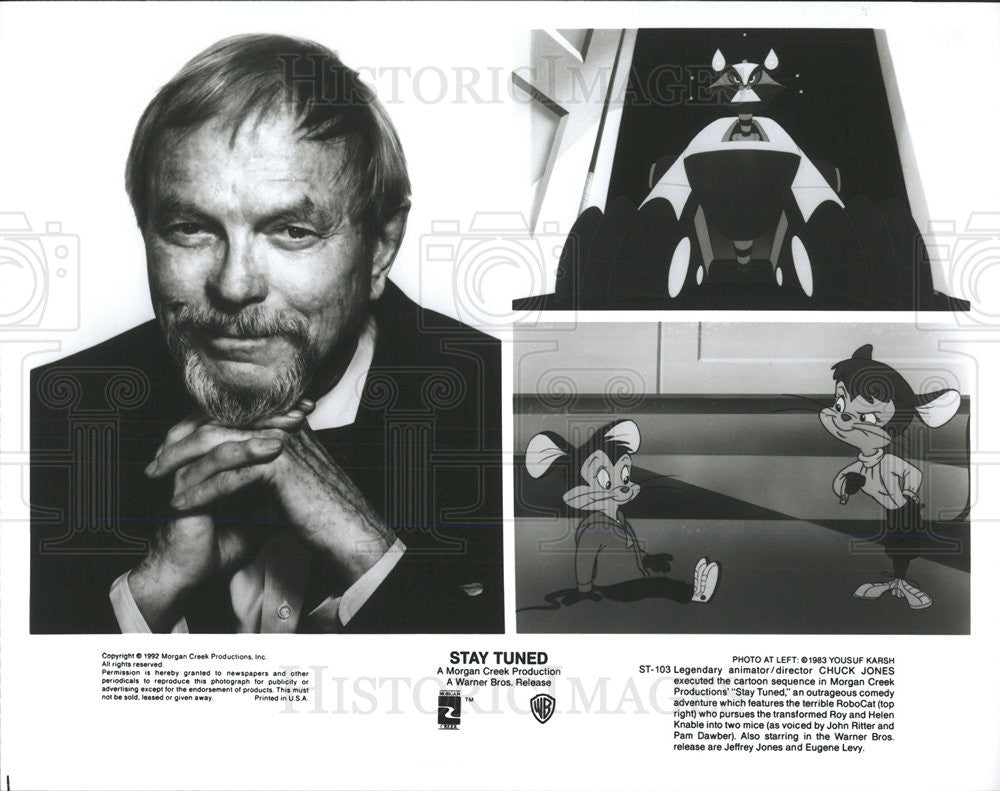 1992 Press Photo Animator/Director Chuck Jones - Historic Images