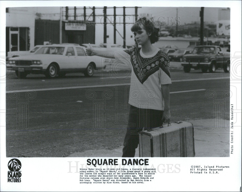 1987 Press Photo Wynonna Ryder Stars in Square Dance - Historic Images