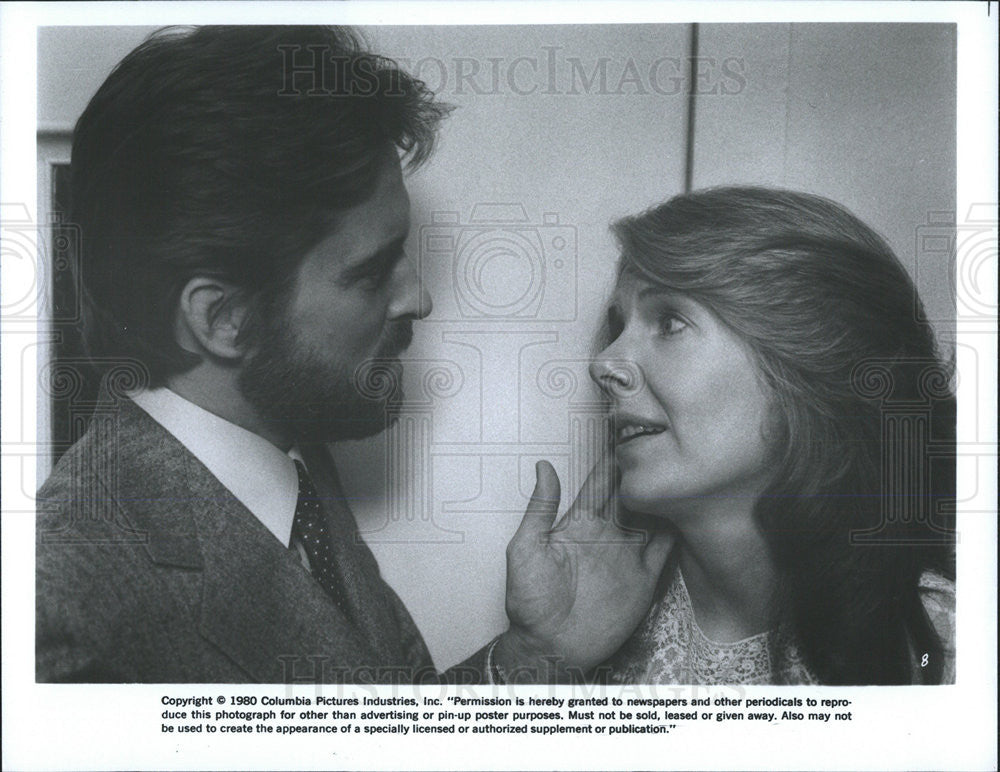 1980 Press Photo Michael Douglas Actor Jill Clayburgh Actress It&#39;s My Turn Film - Historic Images