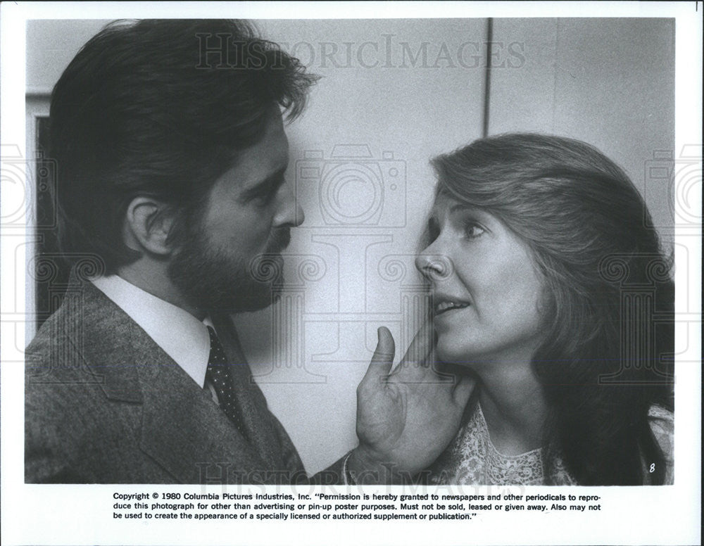 1980 Press Photo Michael Douglas Actor Jill Clayburgh Actress It&#39;s My Turn Film - Historic Images