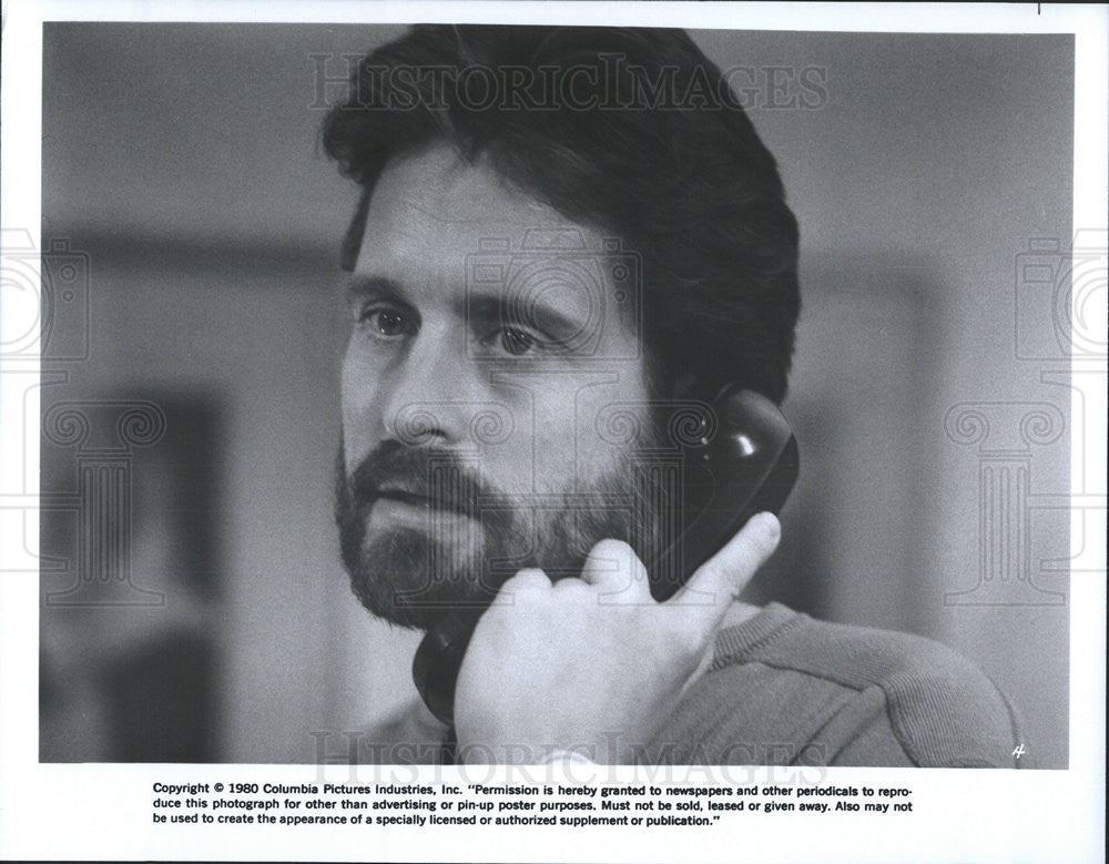 1980 Press Photo Michael Douglas Actor It's My Turn Comedy Drama Film Movie - Historic Images