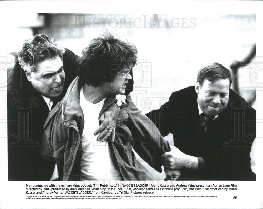 1990 Press Photo Tim Robbins Actor Thriller Horror Film Movie Jacob&#39;s Ladder - Historic Images