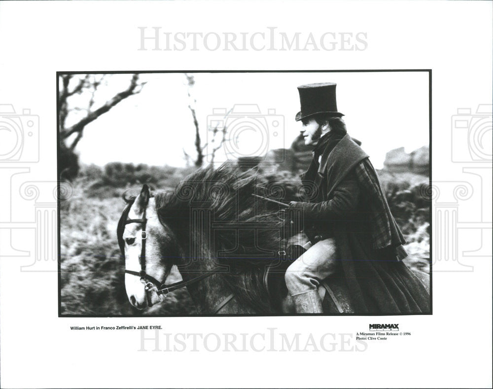 1996 Press Photo William Hurt Actor Scene Jane Eyre Film Movie - Historic Images