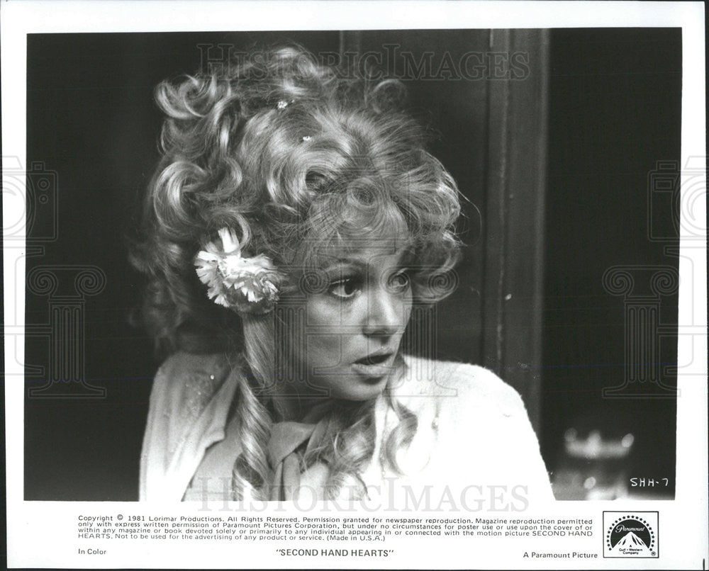 1981 Press Photo Barbara Harris Actress Second Hand Hearts Movie Film - Historic Images