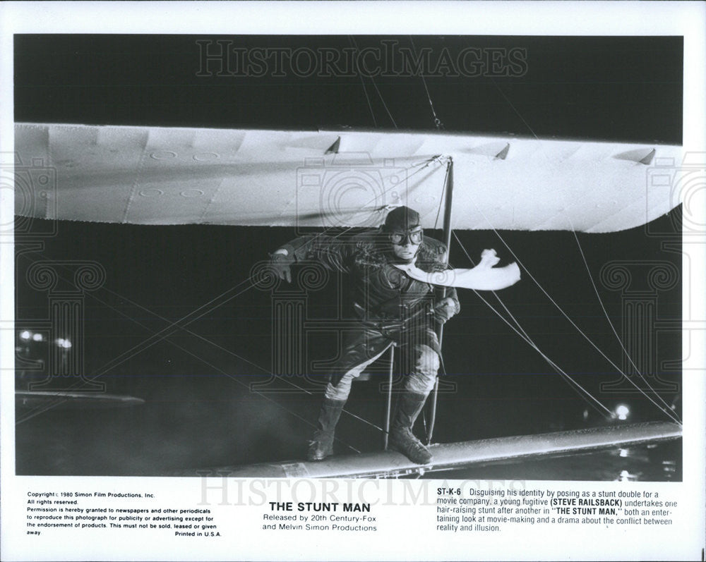 Steve Railsback Actor Stunt Man Drama Movie Film 1980 vintage promo ...