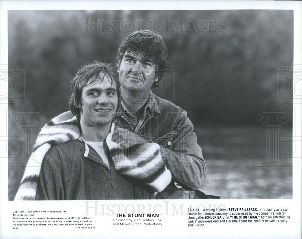 Steve Railsback Actor Chuck Bail Stunt Man Film Movie 1980 vintage ...