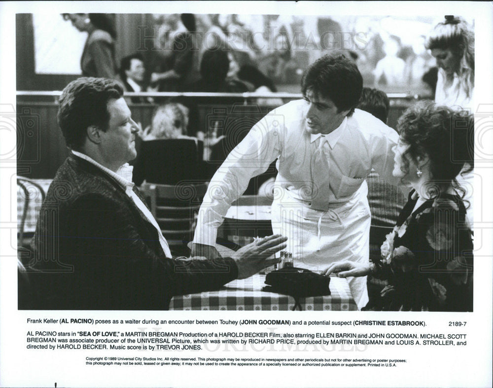 Sea Of Love Film Al Pacino John Goodman Christine Estabrook 1989