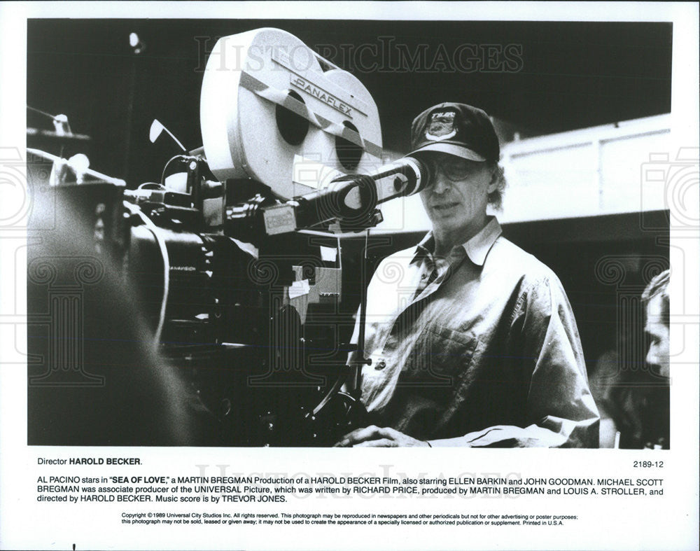 1989 Press Photo Sea Of Love Film Directo Harold Becker Behind Camera - Historic Images