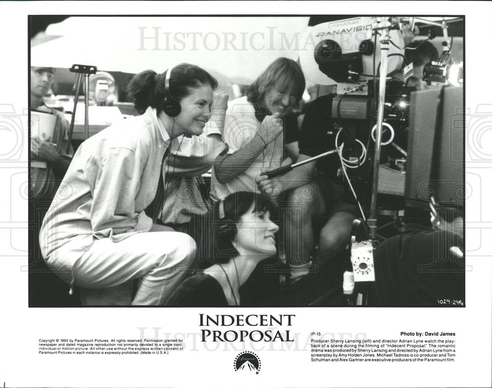 1993 Press Photo &quot;Indecent Proposal&quot; Producer Sherry Lansing - Historic Images