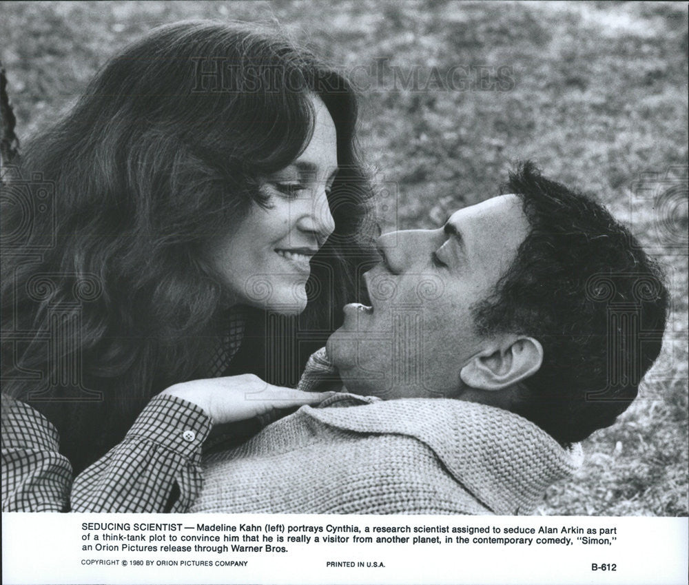 1980 Press Photo Madeline Kahn & Alan Arkin Star In Simon - Historic Images