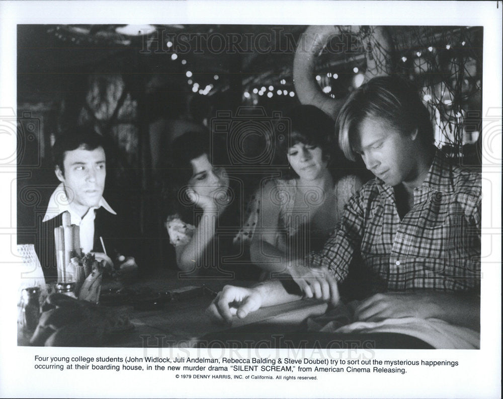 1979 Press Photo John Widlock, Juli Andelman, Rebecca Balding  &quot;Silent Scream&quot; - Historic Images