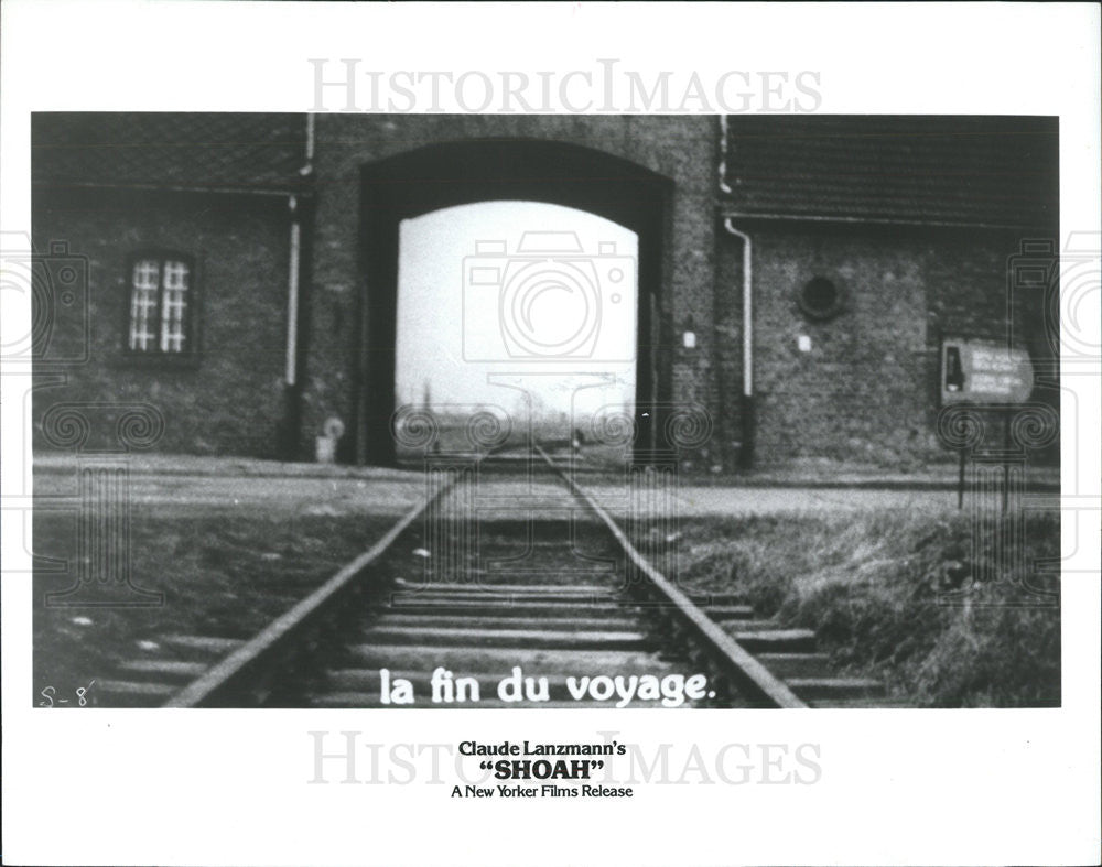 1985 Press Photo Film Shoah Director Claude Lanzmann - Historic Images