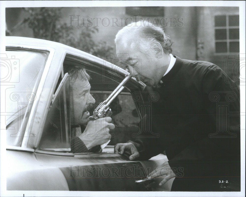 1983 Press Photo Mark Miller Actor Pat Morita Savannah Smiles Comedy Film Movie - Historic Images