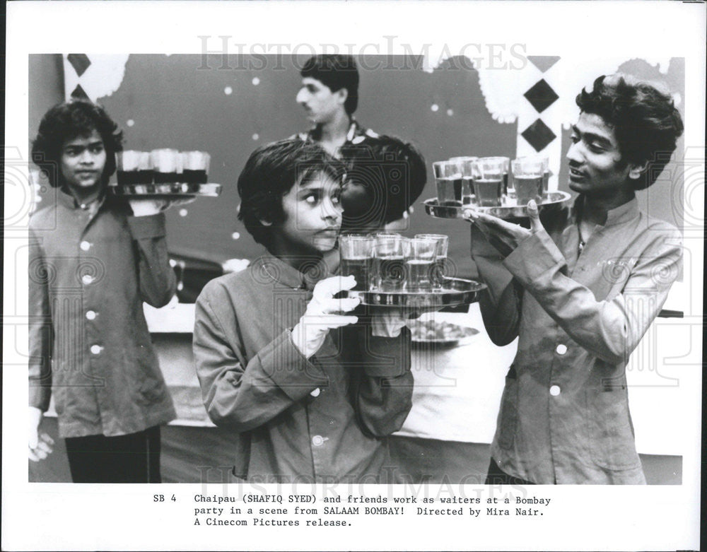 1988 Press Photo Film Salaam Bombay! Directed by Mira Nair Stars Shafiq Syed - Historic Images