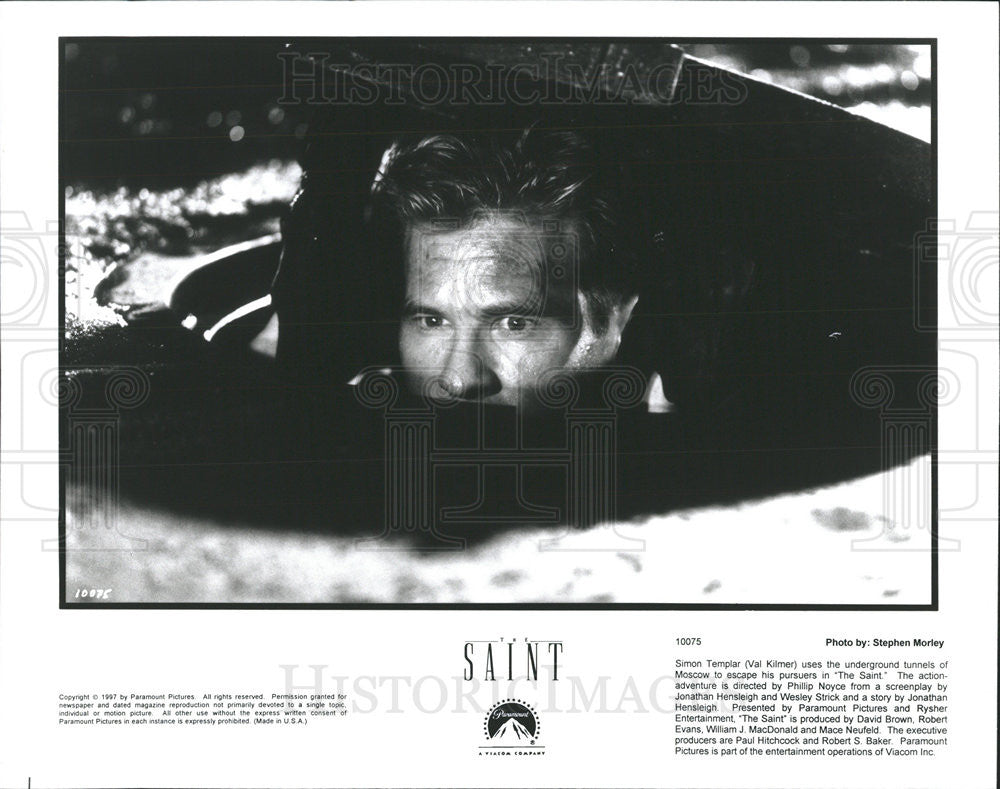 1997 Press Photo Film The  Saint Val Kilmer - Historic Images