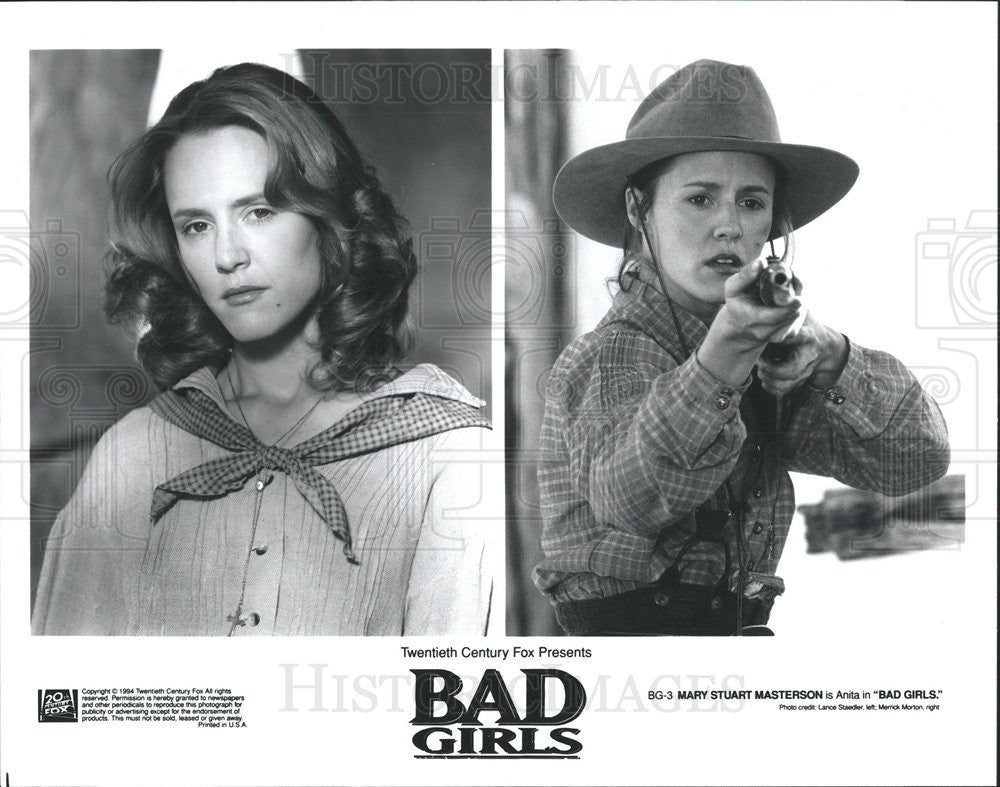 1994 Press Photo Bad Girls Mary Stuart Masterson Twentieth Century Fox Anita - Historic Images