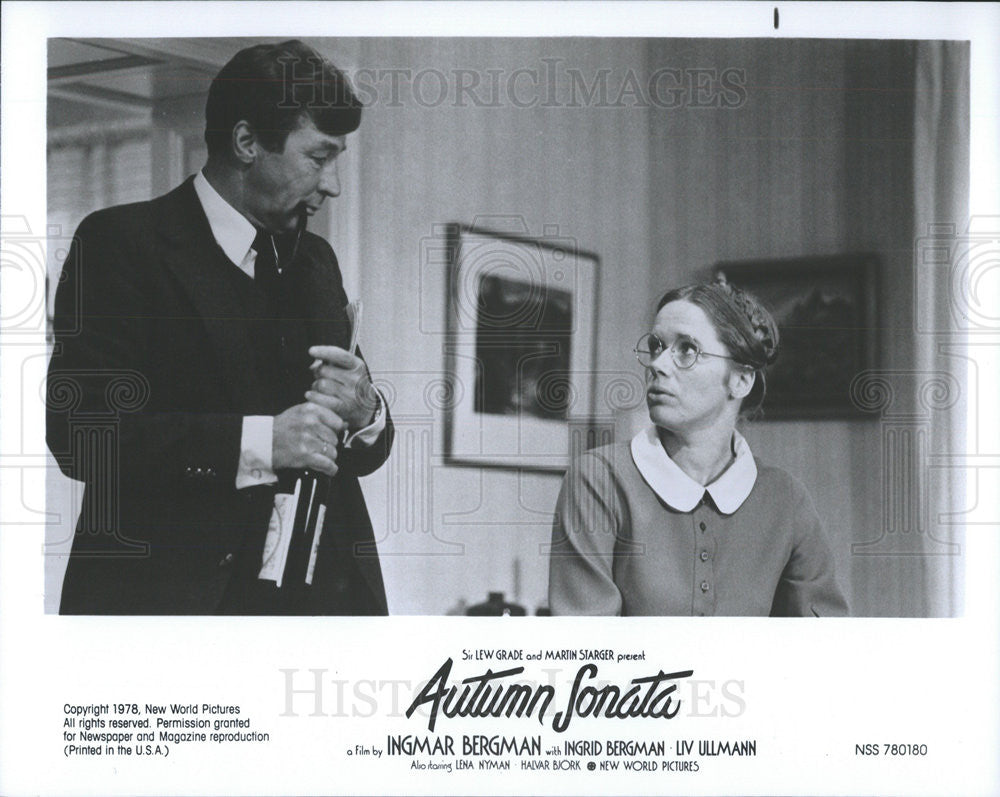 1978 Press Photo Autumn Sonata Ingrid Bergman - Historic Images