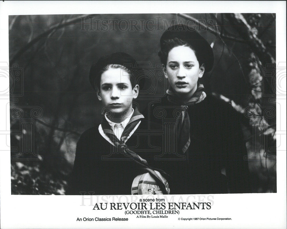 1987 Press Photo Au Revoir Les Enfants Goodbye Children Gaspard Manesse - Historic Images