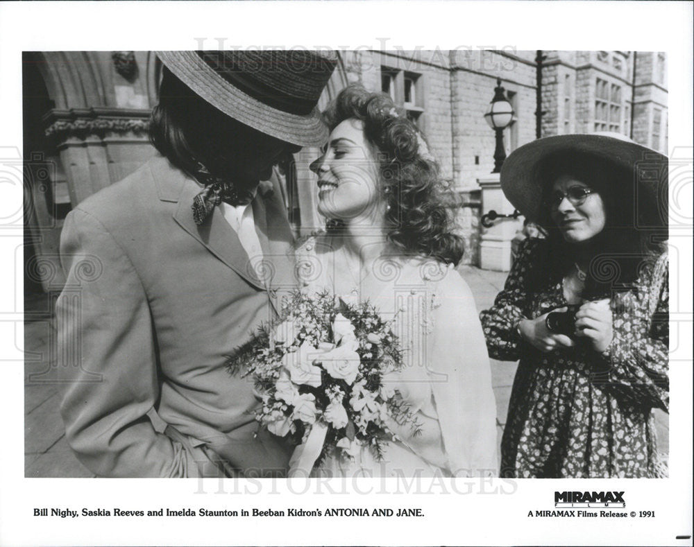 1991 Press Photo Antonia and Jane Bill Nighy Saskia Reeves Imelda Staunton - Historic Images