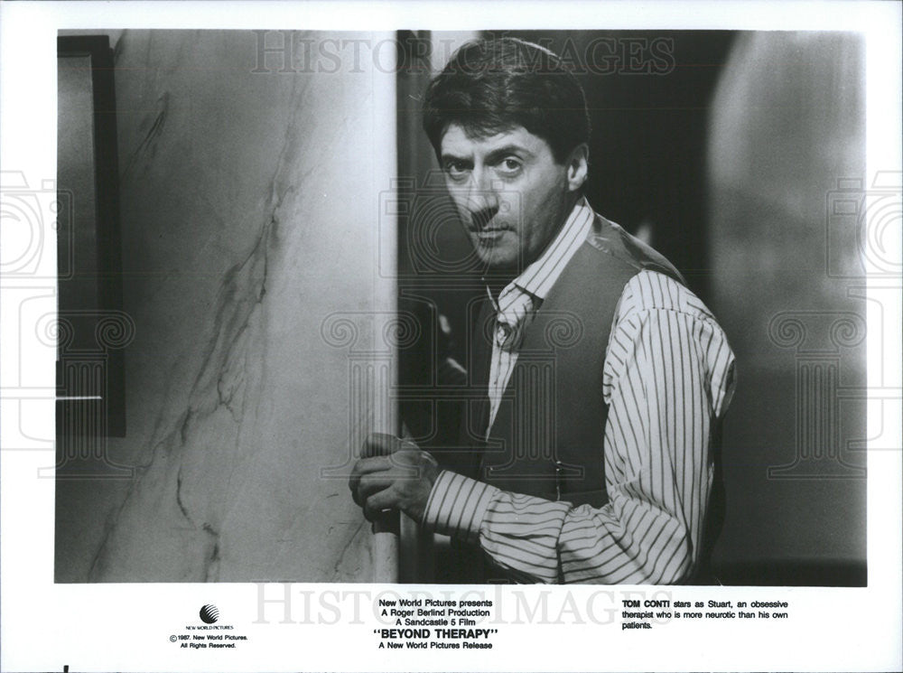 1987 Press Photo Tom Conti Beyond Therapy - Historic Images