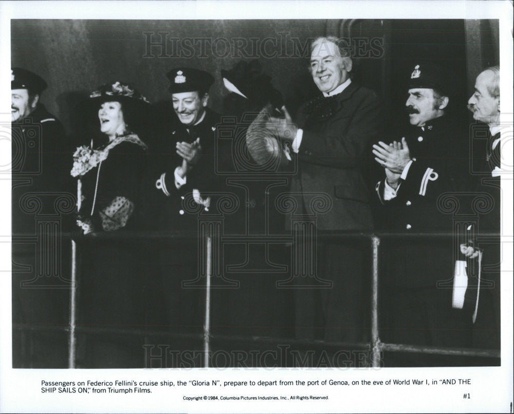 1984 Press Photo And the Ship Sails On Gloria N WWI - Historic Images