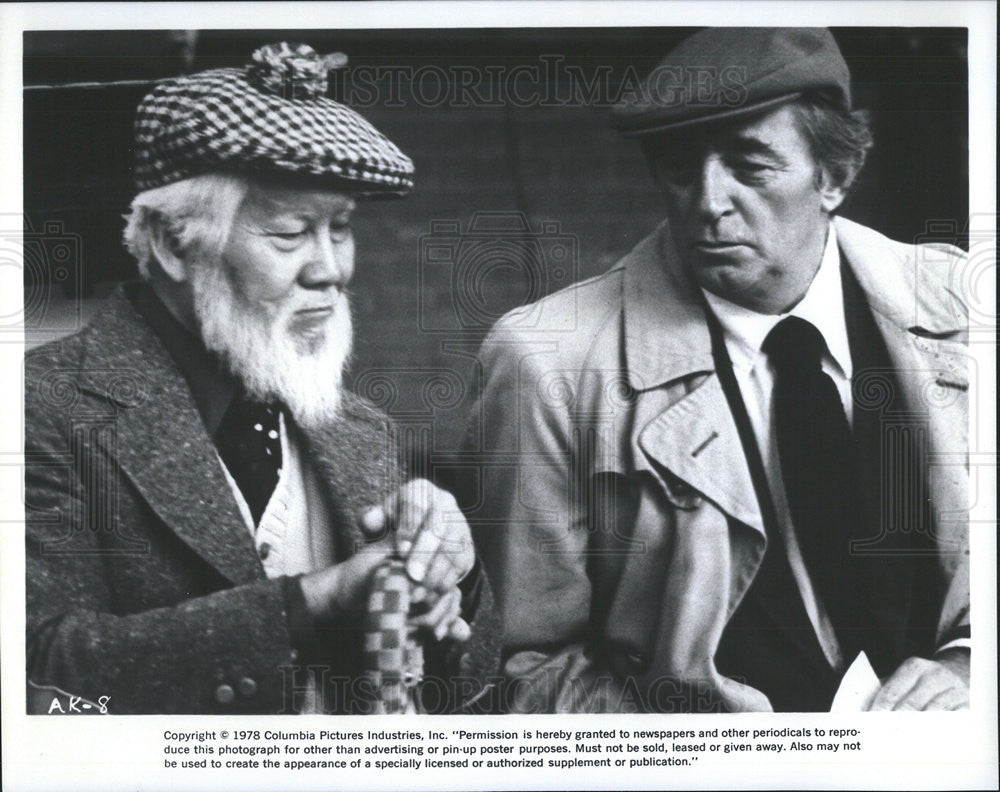 1978 Press Photo  The Amsterdam Kill Robert Mitchum - Historic Images