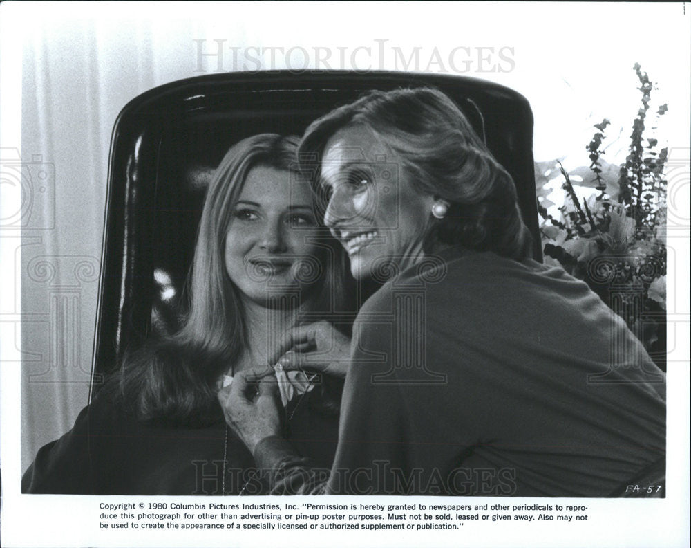 1980 Press Photo Gary Busey and Annette O&#39;Toole in &quot;Foolin&#39; Around&quot; - Historic Images