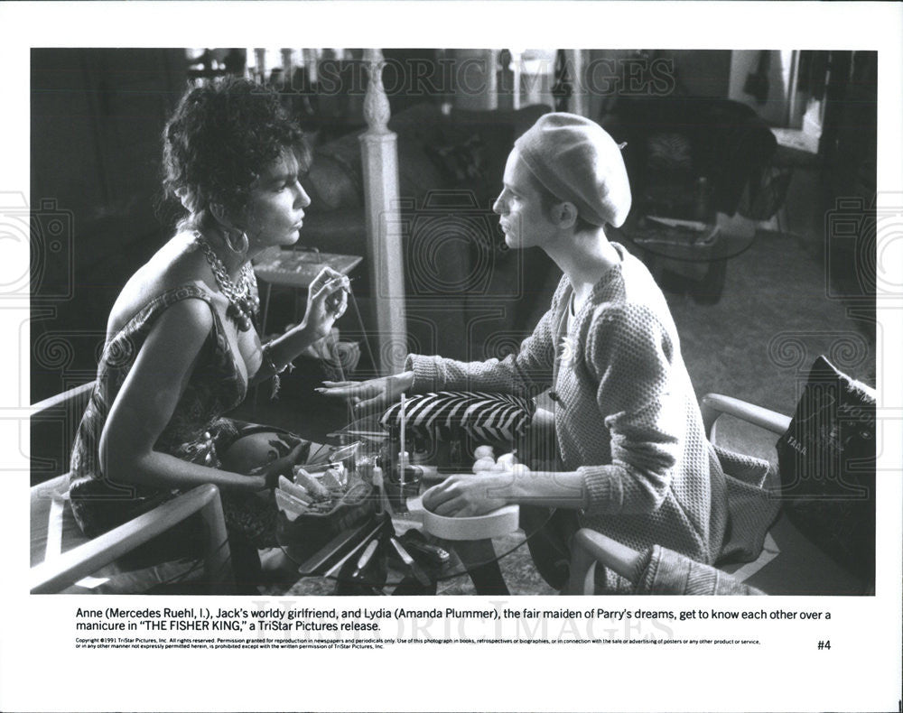 1991 Press Photo The Fisher King Mercedes Ruehl Amanda Plummer - Historic Images