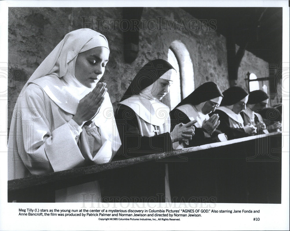 1985 Press Photo Meg Tilly Agnes Of God - Historic Images