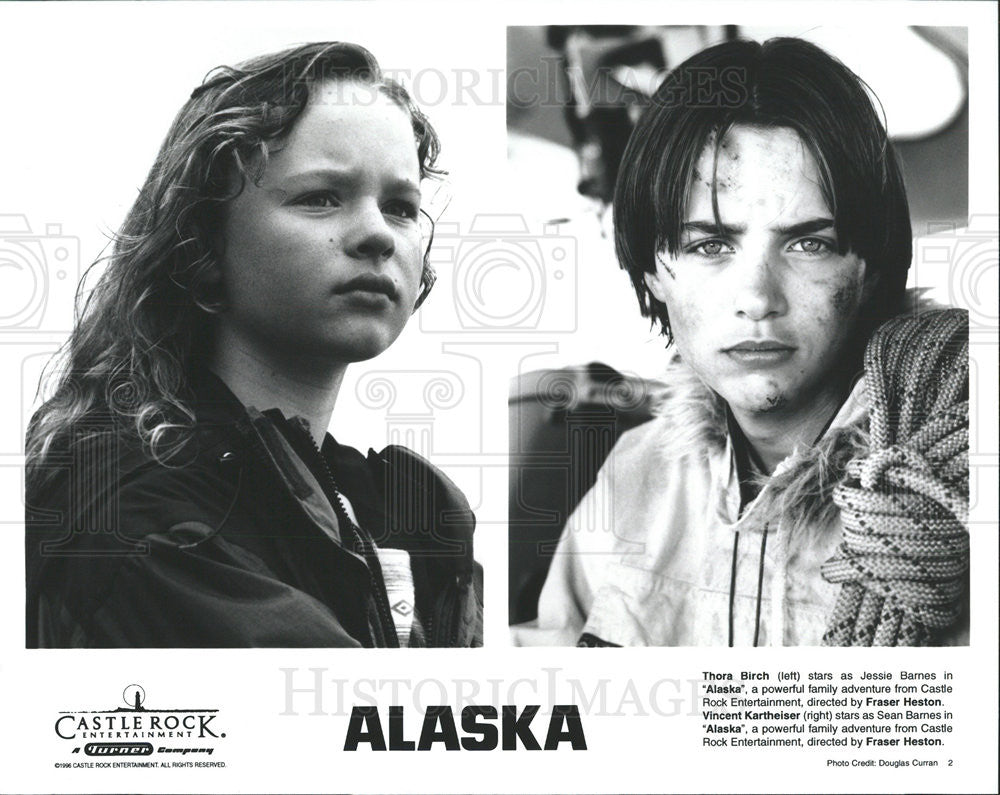 1996 Press Photo Thora Birch Vincent Kartheiser Alaska - Historic Images