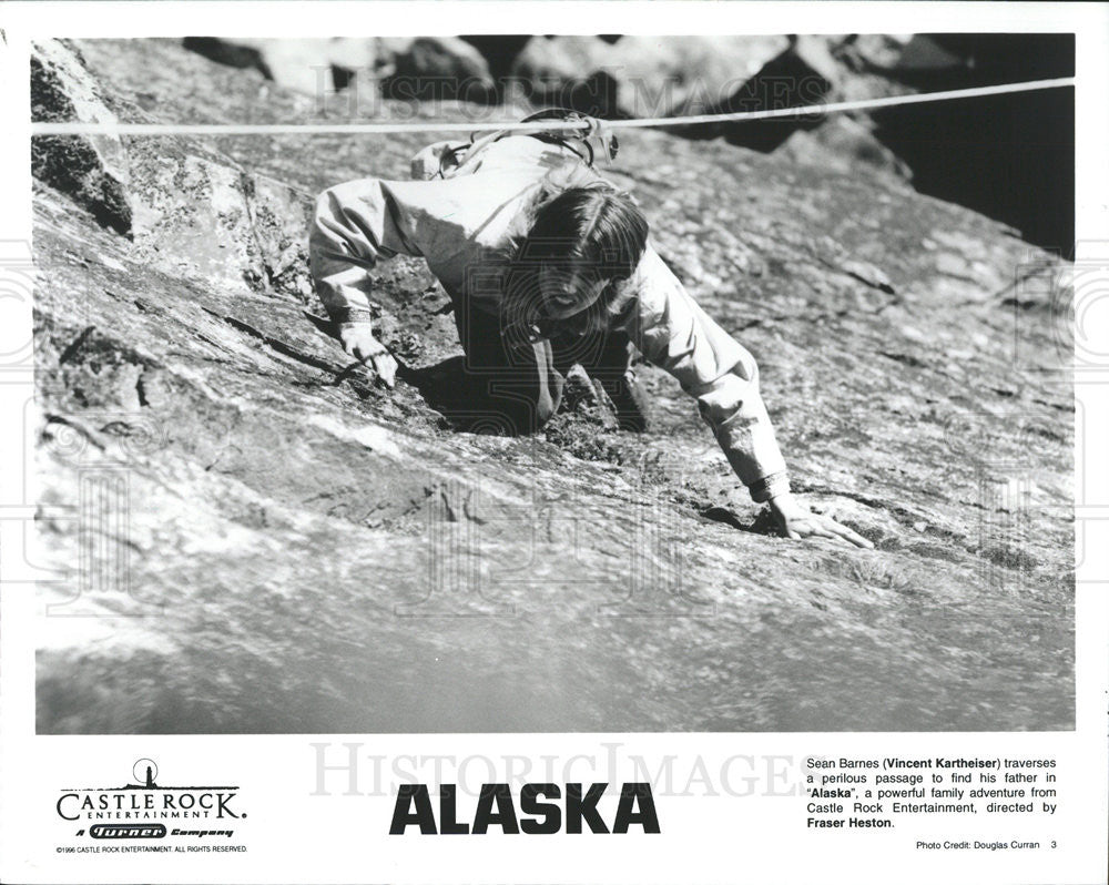 1996 Press Photo Vincent Kartheiser Alaska - Historic Images