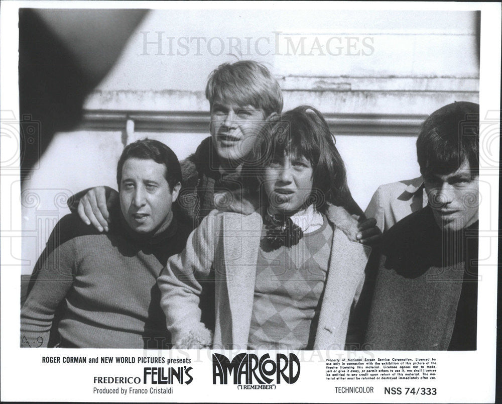 1973 Press Photo Scene From Amarcord - Historic Images