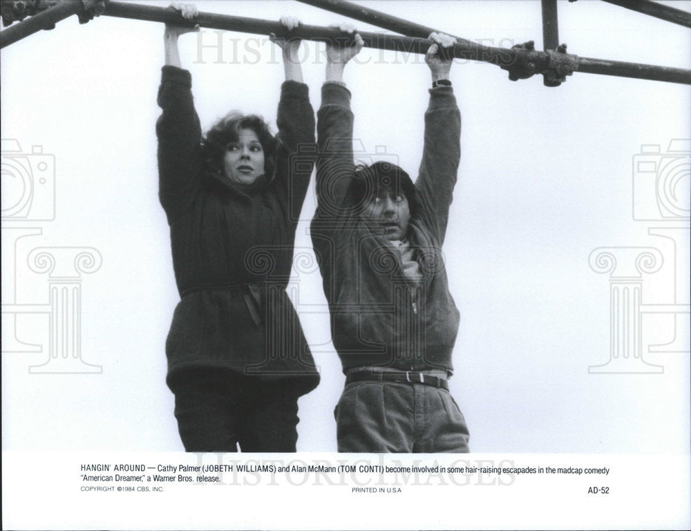 1984 Press Photo Jobeth Williams &amp; Tom Conti Star In American Dreamer - Historic Images