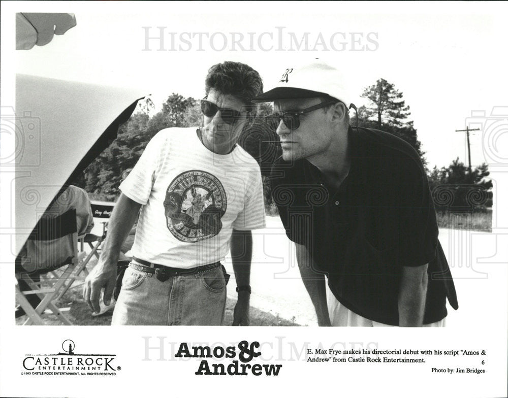 1992 Press Photo E Max Frye Directs Amos &amp; Andrew - Historic Images