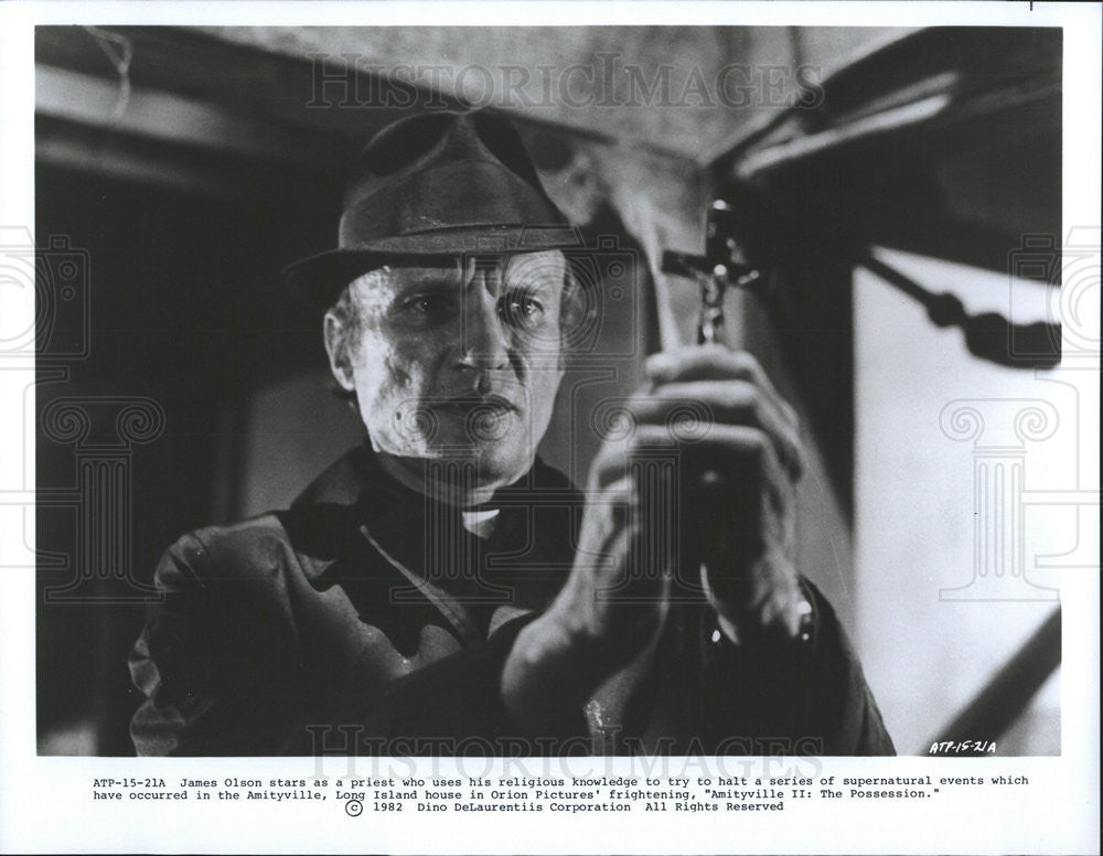 1982 Press Photo James Olson Stars In Amityville II: The Possession - Historic Images