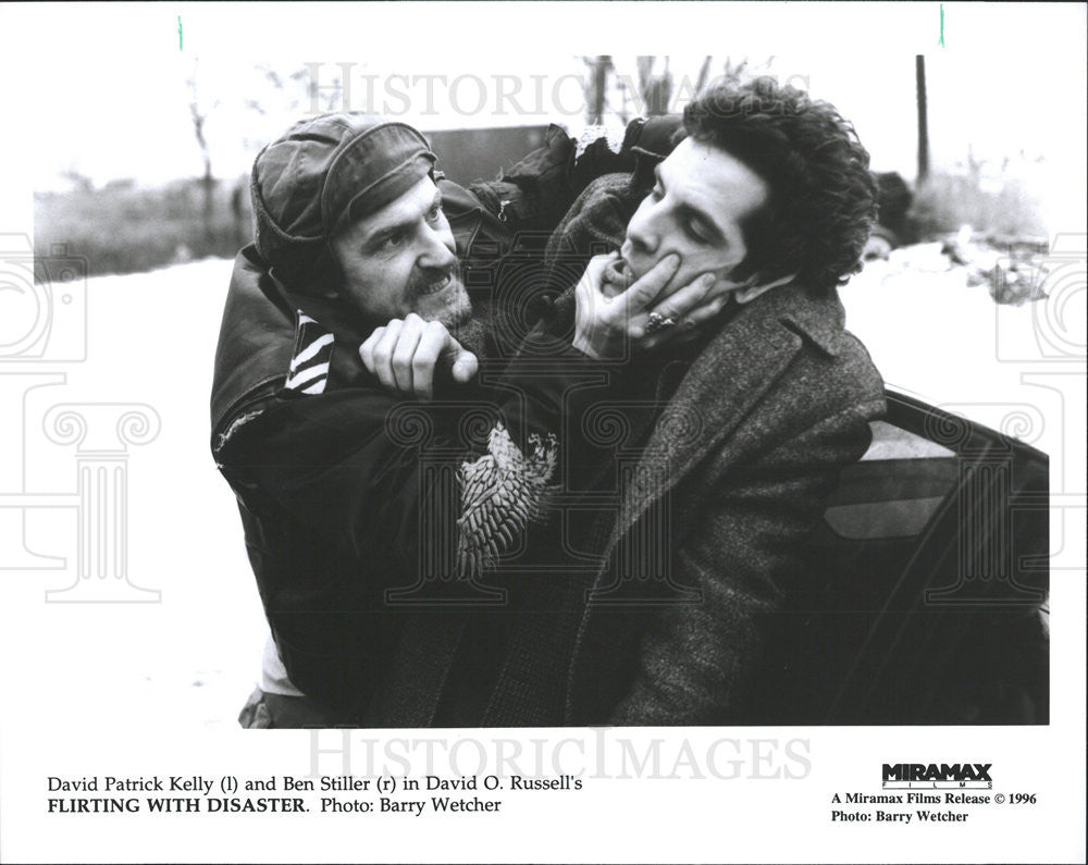 1996 Press Photo David Patrick Kelly &amp; Ben Stiller Star In Flirting With Disaste - Historic Images