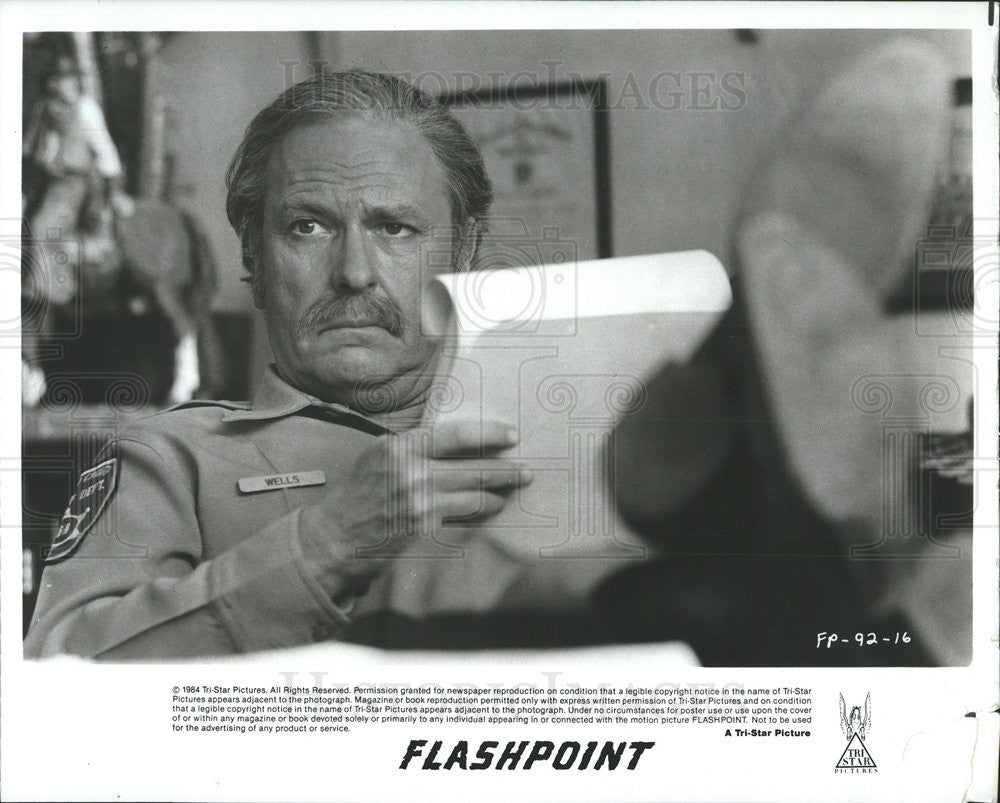 1984 Press Photo Rip Torn stars in &quot;Flashpoint&quot; - Historic Images