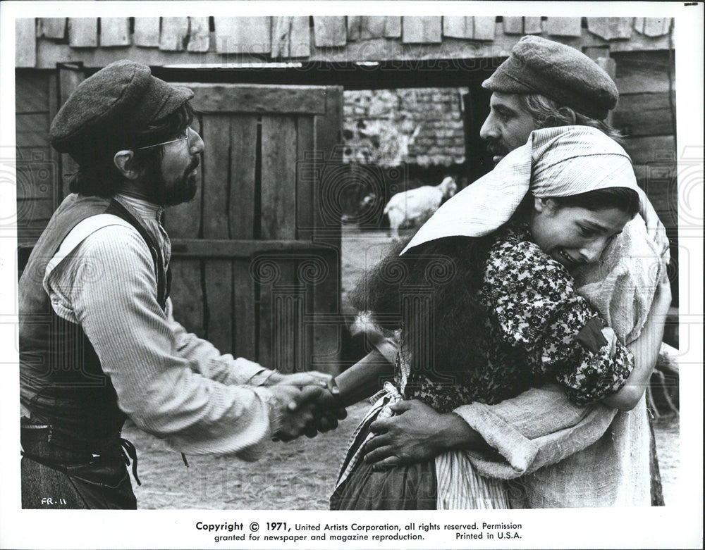 1971 Press Photo Movie &quot;Fiddler On The Roof&quot; - Historic Images